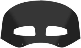 2350-0458 Memphis Shades Mep87310 Dark Smoke 9 Inch