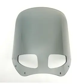 Mep87612 Memphis Shades Roadwarrior Cafe Shield - Vented Black Smoke -15 Inch Open Box