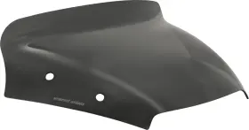 Mep88110 Memphis Shades Spoiler Windshield - 3 Inch Dark Black Smoke Fltr