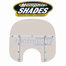 103j Memphis Shades Mn/103j Fats Windshield 7 Inch Cutout For 1986-1995 Harley Cu