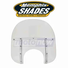 11ga Memphis Shades Mn/11ga Fats Windshields 9 Inch Cutout For 1994-2020 Harley Sb