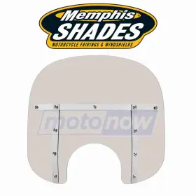 7676 Memphis Shades Mn/7676 Fats Windshield 7 Inch Cutout For 1986-2004 Suzuki Jx