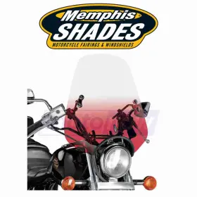 E6n0 Memphis Shades Mn/e6n0 Classic Deuce Bar Mount Windshield For 2003-2007 Honda Mv