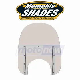 M9n4 Memphis Shades Mn/m9n4 Slim Windshield 9 Inch Cutout For 2000-2003 Yamaha Uy