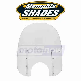Tre9 Memphis Shades Mn/tre9 Fats Windshield 7 Inch Cutout For 2010-2015 Harley Ku