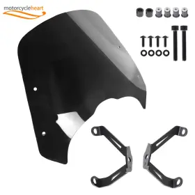 Mc1127389yc Mitoharet Smoke Windshield Windscreen Fit For Kawasaki Vulcan S Vn650 N70 2015-2020 2018