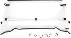 Lema100-0012 Moose Utility Racing Full Folding Windshield 2317-0187