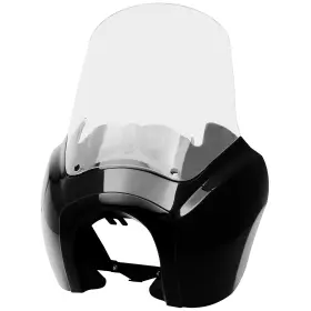 Mosm000002004 Front Headlight Clear Fairing 15ftft Windshield For Harley Davidson Dyna Low Rider