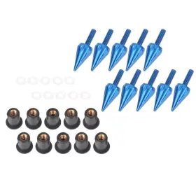 Moto Hij 421114424597 10x Windscreen Windshield Wind Screen Spike Bolt For Hyosung Honda Buell Blue