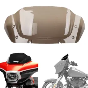 Motohij 536123440596 10ftft Windscreen Windshield For Harley Touring Cvo Street Glide 2023-2024 Yellow