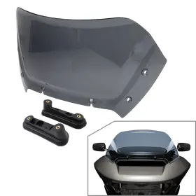 Motohij 612012254595 12 Inch Windscreen Windshield For Harley Touring Road Glide Cvo 2023 2024 Smoke