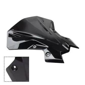 Motohij 665897446654 Glossy Black Windscreen Windshield Visor Deflector For Kawasaki Z900 2020-2024