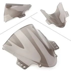 77usa Motorshop 425124418911 Front Double Bubble Windscreen Windshield For Suzuki Gsxr 1000 2005-2006 Motor