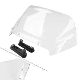 Motorshop168 140123269929 1pc 12 Inch Clear Windscreen Windshield For Harley Touring Road Glide Cvo 2023 2024