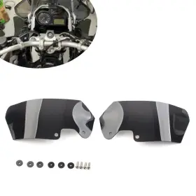 Motorshop168 550728710885 For Bmw R1200gs Adv 2004-2012 Side Windshield Windscreen Wind Deflector Black