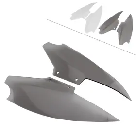 Motorshop168 834561120538 Motorcycle Side Windshield Windscreen Wind Deflector For Bmw R18 B Bagger