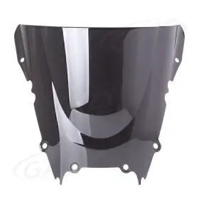 Tube-65yf045 Motorshop168 Black Motor Front Screen Windshield Double Bubble For Yamaha Yzf R6 1999-2002