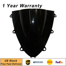 Mto 212500111708 Motorcycle Windshield Wind Screen Deflectorfit Honda Cbr1000rr 2008-2011 Black