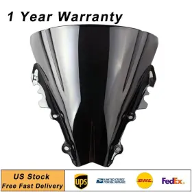 Mto 321300410345 For Yamaha Yzf R6 2006 2007 Windscreen Windshield Screen Shield Motorcycle Blk