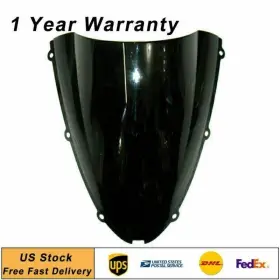 Mto 423987216170 Windscreen Windshield For Kawasaki Ninja Zx10r Zx6r 636 2005-2008 Motorcycle Blk