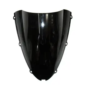 Mto 550739881772 Black Front Windscreen Windshield For Kawasaki Ninja Zx6r 2005 2006 2007 2008