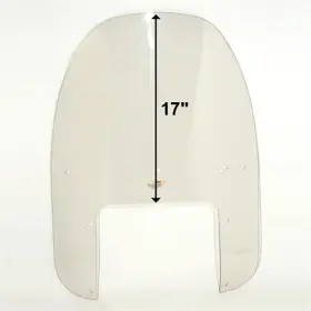 21220 National Cycle Custom Hd Clear Windshield Only