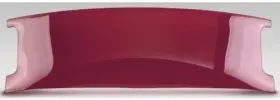 23016 National Cycle Replacement Lower Windows For Heavy Duty Windshields - Red