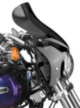 Aibb01hwqa National Cycle Nc Wave Qr Fairing Windshield Smoke 17x10.5in Harley Dyna Low Rider 06-09