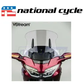 63b0 National Cycle Mn/63b0 Vstream Windshield For 2018-2019 Honda Gl1800 Gold Wing Tour Bk