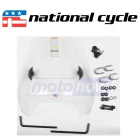 6s15 National Cycle Mn/6s15 Deflector Screen For 1990-2006 Harley Davidson Flstf Fat Boy Uq