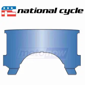 Qwd2 National Cycle Mn/qwd2 Replacement Notched Lower Window For Heavy Duty Windshields Tt
