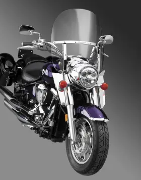 N21113 National Cycle Switchblade 2-up Windshield - Clear