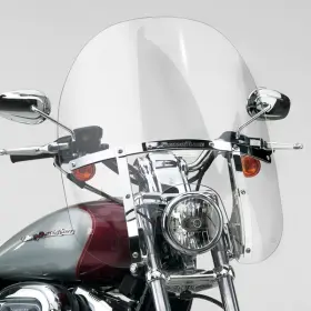 N21117 National Cycle Switchblade 2-up Windshield - Clear