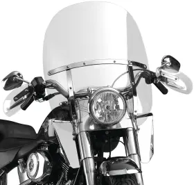 N21127a National Cycle Switchblade 2-up Windshield - Clear