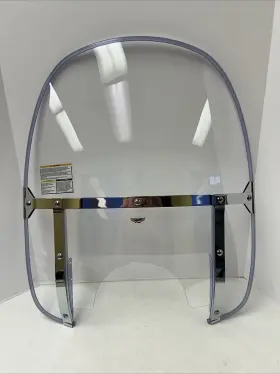 N2230 National Cycle Beaded Heavy Duty Windshield Clear Bottom