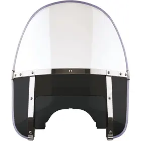 N2233 National Cycle Heritage Beaded Windshield Black Adjustable Window