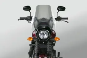 N25031 National Cycle Deflector Screen With Handlebar 7/8 And 1 Inch U-clamp - Tint
