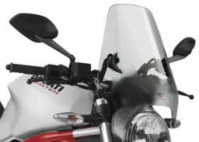 N25041 National Cycle Deflector Screen With Quickset Mount 7/8 Inch Dark Tint