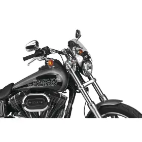 N2554-001 National Cycle Flyscreen 44-51mm Straight Chrome/light Tint
