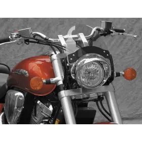 N2556-002 National Cycle Flyscreen 44-51mm Curved Black/light Tint