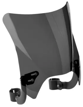 N2833-002 National Cycle Mohawk Windshield With Black Mount Dark Tint #n2833-002