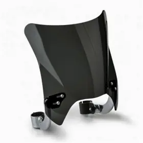 N2841-001 National Cycle Mohawk Windshield Dark Tint Chrome Hardware 44-51mm Od