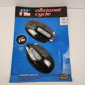 N5540 National Cycle Hand Deflector Set Black. Made In Usa New Package