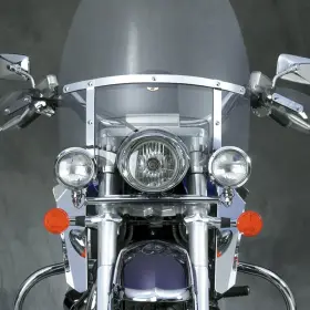 N764 National Cycle 18 1/2 Inch Chrome Heavy Duty Windshield Lowers -