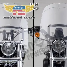 Nc-1231-914303 National Cycle 2000-2007 Harley-davidson Fxstd Softail Deuce Spartan Quick Release Windshields