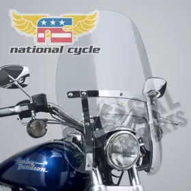 Nc-1231-915458 National Cycle 1993-2005 Harley-davidson Fxdwg Dyna Wide Glide Heavy Duty Windshield