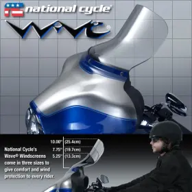 Nc-1231-917964 National Cycle 2010-2011 Harley-davidson Flhxxx Street Glide Trike Wave Screen