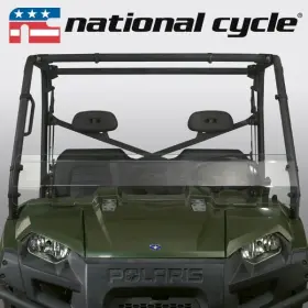 Nc-1231-918719 National Cycle 2010-2012 Polaris Ranger 800 Xp With Eps Low Windshield