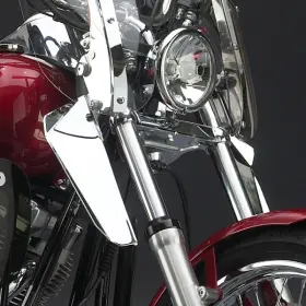 National Cycle Nc-1231-919325 1999-2009 Harley-davidson Xl883c Sportster 883 Custom Switchblade Chrome Lowers