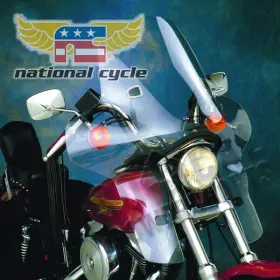 Nc-1231-919693 National Cycle 1995-2005 Harley-davidson Fxd Dyna Super Glide Plexifairing 3 Windshield Fairing